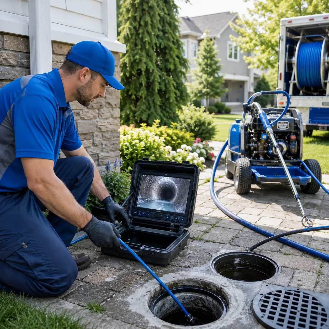 Outdoor drain cleaning professionals serving Maurice, LA